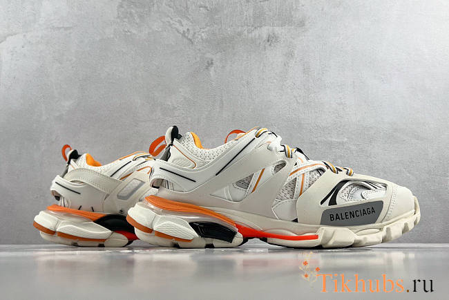 Balenciaga Track Sneaker White Orange - 1