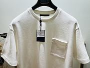 Louis Vuitton LV 3D Pocket Monogram White T-Shirt - 2