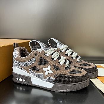 Louis Vuitton LV Skate Sneaker Brown Python