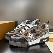 Louis Vuitton LV Skate Sneaker Brown Python - 2