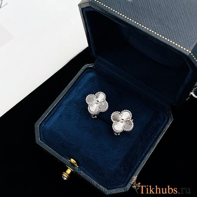 Van Cleef Arpels Silver Earrings - 1