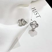 Van Cleef Arpels Silver Earrings - 3