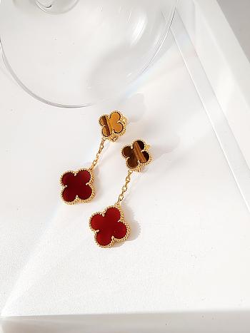 Van Cleef Arpels Red Earrings