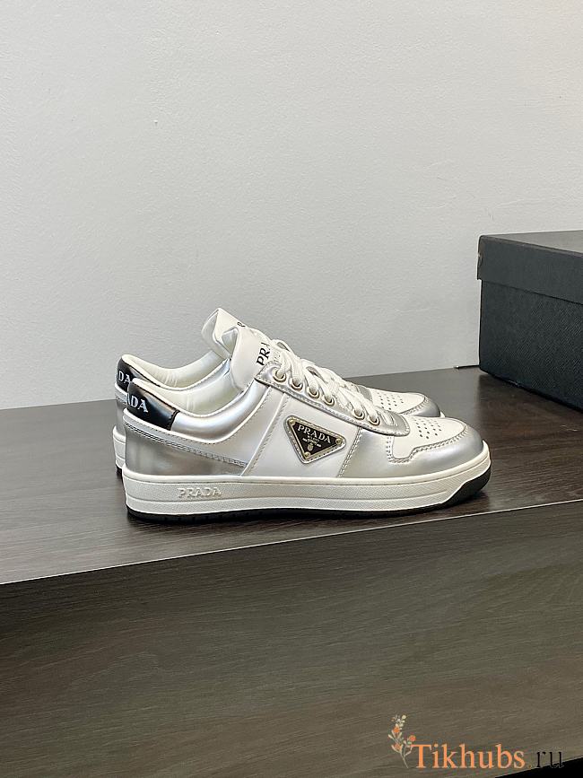 Prada Downtown Sneaker White Silver  - 1