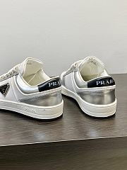 Prada Downtown Sneaker White Silver  - 5