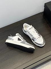 Prada Downtown Sneaker White Silver  - 4