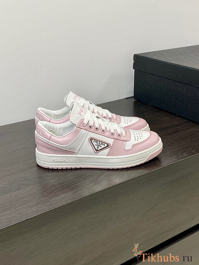Prada Downtown Sneaker White Pink - 1