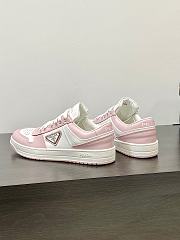 Prada Downtown Sneaker White Pink - 2