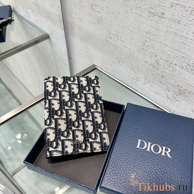 Dior Passport Holder Blue 10x13.3cm - 1