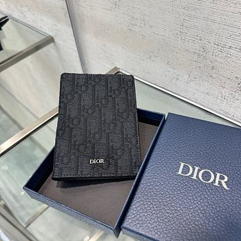 Dior Passport Holder Black 10x13.3cm