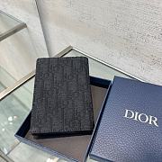 Dior Passport Holder Black 10x13.3cm - 5
