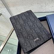Dior Passport Holder Black 10x13.3cm - 3
