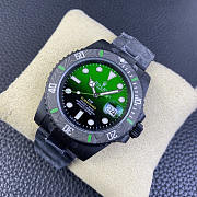 Rolex Submariner DIW 40mm 904L DLC/DLC Grn/Blk Dial VSF VS3135 - 3