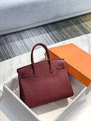 Hermes Birkin Wine Red Togo Gold Hardware - 4