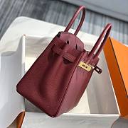 Hermes Birkin Wine Red Togo Gold Hardware - 2