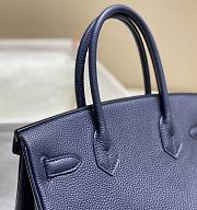 Hermes Birkin Navy Blue Gold Hardware  - 4