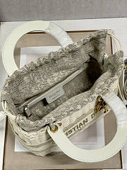 Dior Lady Bag Natural Wicker 24cm - 4