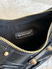 Balenciaga Le Cagole XS Shoulder Bag Black Gold 26x16x8cm - 6