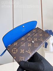 Louis Vuitton LV Emilie Wallet Blue 19 x 10 x 2 cm - 5