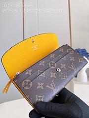 Louis Vuitton LV Emilie Wallet Yellow 19 x 10 x 2 cm - 2