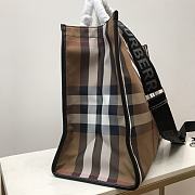 Burberry Cotton Canvas Vintage Check Tote Bag 45 x 20 x 35cm - 3