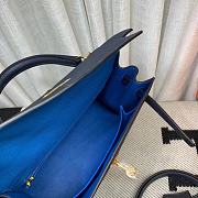 Hermes Epsom Kelly Sellier 28 Bleu Indigo Black Blue Bag 28cm - 2