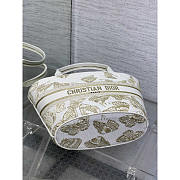 Dior Hat Basket Bag White Gold Gradient Butterflies 27 x 20 x 8 cm - 3