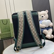Gucci Mini GG Canvas Medium Backpack Green 30x40x14cm - 2