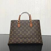 Louis Vuitton LV Flower Handbag Shoulder Bag Brown 34x24x13cm - 5