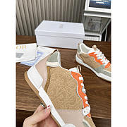 Dior One Sneakers Beige Multicolor Calfskin and Suede Calfskin  - 5