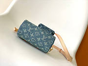 Louis Vuitton LV Nano Speedy Denim 16 x 10 x 7.5 cm - 2