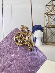 Louis Vuitton LV Card Holder Purple 10.2x7.3x0.3cm - 4