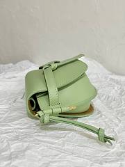 Loewe Mini Gate Dual Bag Soft Calfskin Green 21x12.5x9cm - 5