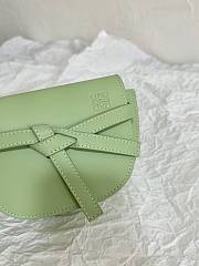 Loewe Mini Gate Dual Bag Soft Calfskin Green 21x12.5x9cm - 4
