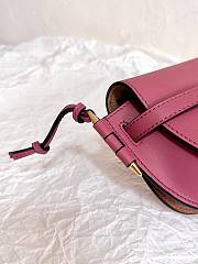 Loewe Mini Gate Dual Bag Soft Calfskin Pink 21x12.5x9cm - 5