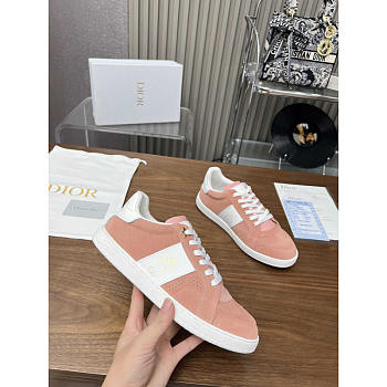 Dior Star Sneaker Suede Calfskin And Calfskin Pastel Pink