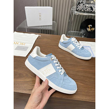 Dior Star Sneaker Suede Calfskin And Calfskin Blue