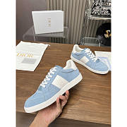 Dior Star Sneaker Suede Calfskin And Calfskin Blue - 3