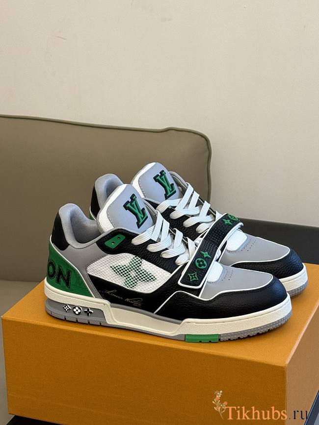 Louis Vuitton LV Trainer Sneaker Green - 1