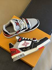 Louis Vuitton LV Trainer Sneaker Red - 3