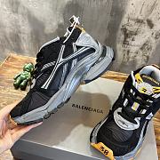 Balenciaga Runner Trainer Black Yellow Sneaker - 2