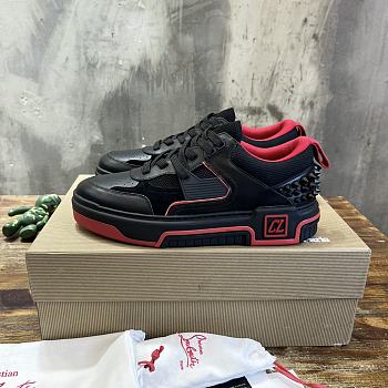 Christian Louboutin Astroloubi Sneakers Calf Leather Suede Black