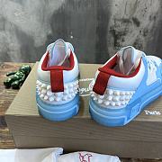 Christian Louboutin Astroloubi Sneakers Calf Leather Mineral Blue - 5