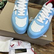 Christian Louboutin Astroloubi Sneakers Calf Leather Mineral Blue - 4