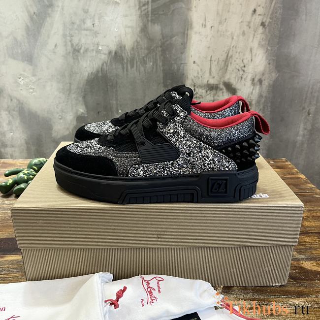 Christian Louboutin Astroloubi Strass Sneakers Black - 1