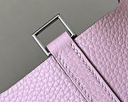 Hermes Picotin Pink Silver Bag 18cm - 3