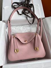 Hermes Lindy Bag Pink Gold 26cm - 1