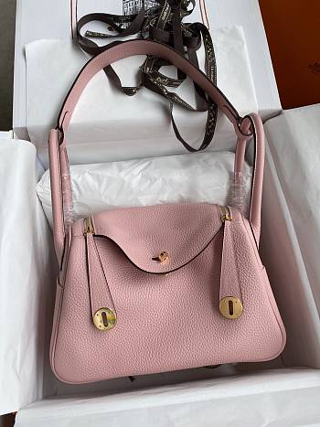 Hermes Lindy Bag Pink Gold 26cm