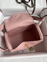 Hermes Lindy Bag Pink Gold 26cm - 3