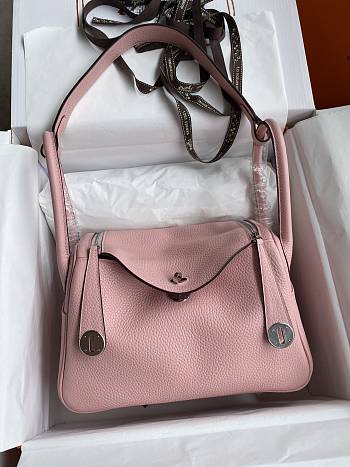 Hermes Lindy Bag Pink Silver 26cm